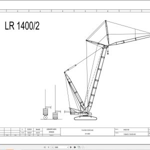 Liebherr Crane LR 1400 2 Z74297 Electric and Hydraulic Diagrams FR 1