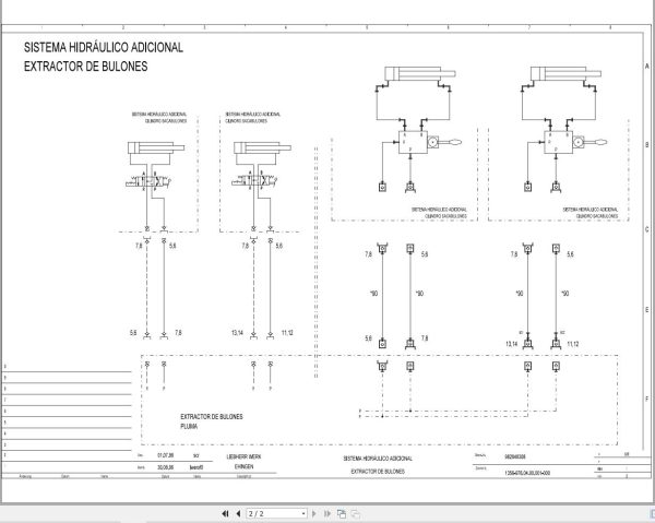 Liebherr Crane LR 1600 1 Z74704 Electric and Hydraulic Diagrams ES 3