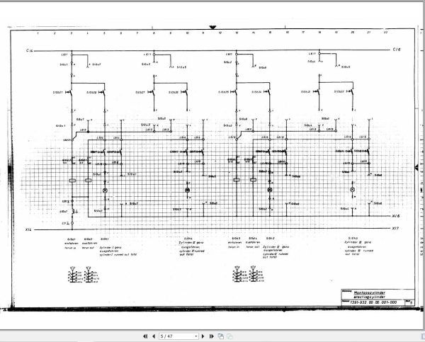 Liebherr Crane LR 1600 Z10626 Electric Diagrams DE 2