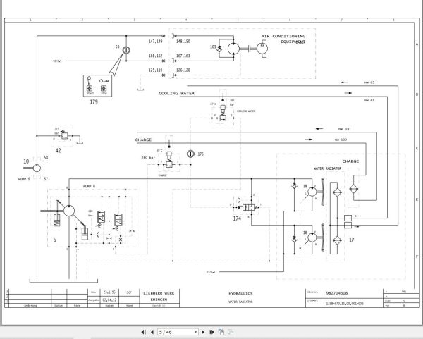 Liebherr Crane LR 1800 Z15078 Electric and Hydraulic Diagrams EN 2