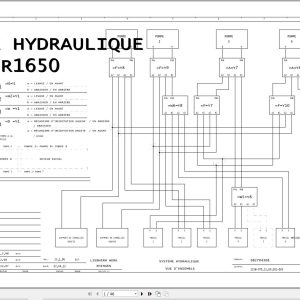 Liebherr Crane LR 1800 Z15078 Electric and Hydraulic Diagrams FR 1