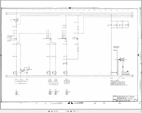 Liebherr Crane LRD 1350 Z11705 Electric and Hydraulic Diagrams DE 2