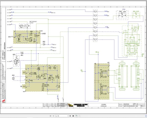 Liebherr Crane LRT 1090 2.1 Z53701 Electric and Hydraulic Diagrams EN 3