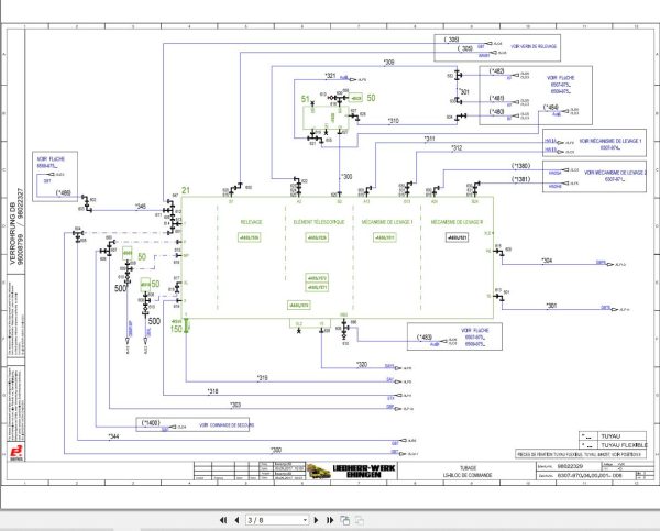 Liebherr Crane LRT 1090 2.1 Z53701 Electric and Hydraulic Diagrams FR 3