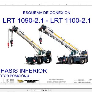 Liebherr Crane LRT 1100 2.1 Z54300 Electric and Hydraulic Diagrams ES 1