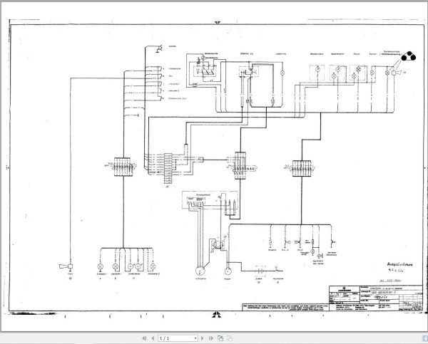 Liebherr Crane LT 1020 Z10123 Electric Diagrams 2