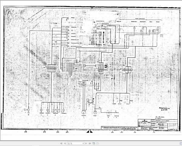 Liebherr Crane LT 1028 Z11242 Electric Diagrams DE 2