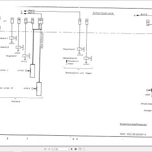 Liebherr Crane LT 1040 Z10736 Electric Diagrams DE 1