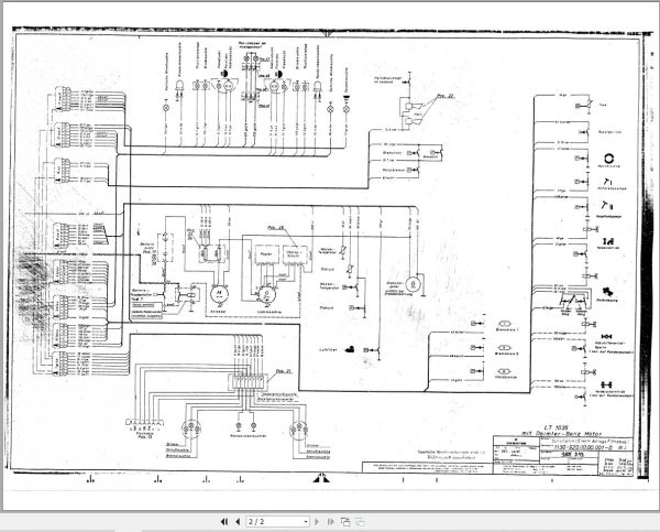 Liebherr Crane LT 1040 Z10736 Electric Diagrams DE 2