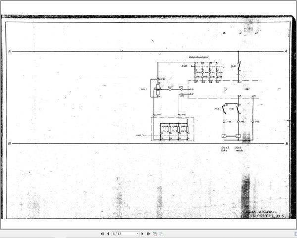 Liebherr Crane LT 1045 Z10305 Electric Diagrams DE 2