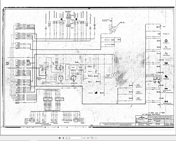 Liebherr Crane LT 1055 Z11346 Electric Diagrams DE 2