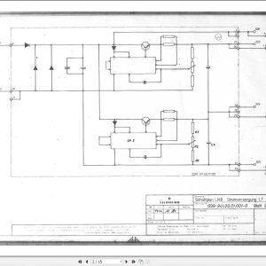 Liebherr Crane LT 1075 Z10555 Electric Diagrams DE 1