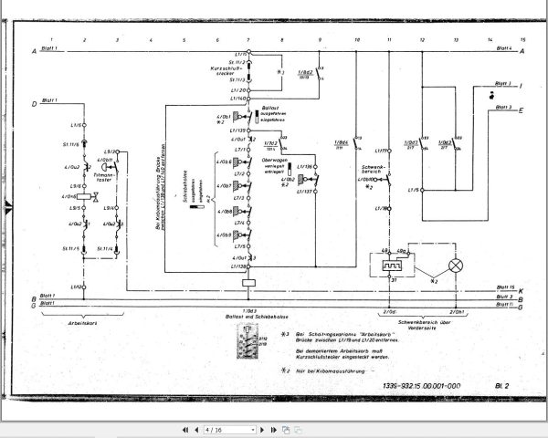 Liebherr Crane LT 1090 Z11096 Electric Diagrams DE 2