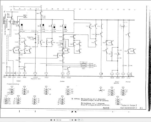 Liebherr Crane LT 1100 Z10108 Electric Diagrams DE 2