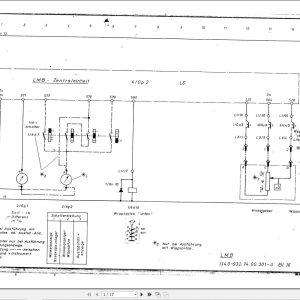 Liebherr Crane LT 1110 Z10976 Electric Diagrams DE 1