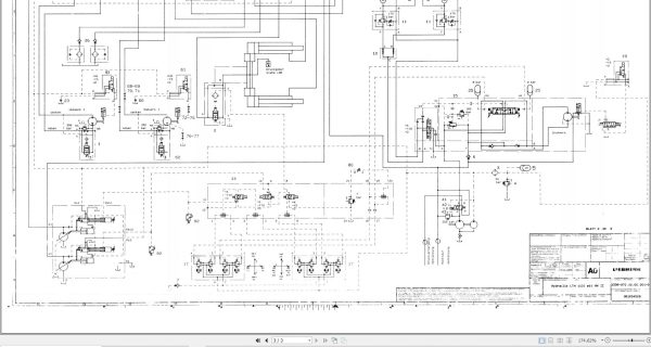 Liebherr Crane LTA 1120 Z16181 Electric and Hydraulic Diagrams DE 3