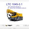 Liebherr Crane LTC 1045 3.1 Z56423 Electric and Hydraulic Diagrams FR 1