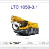 Liebherr Crane LTC 1050 3.1 Z56601 Electric and Hydraulic Diagrams EN 1