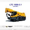 Liebherr Crane LTC 1050 3.1 Z56601 Electric and Hydraulic Diagrams ES 1