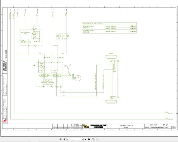 Liebherr Crane LTC 1050 3.1 Z56602 Electric and Hydraulic Diagrams EN 3