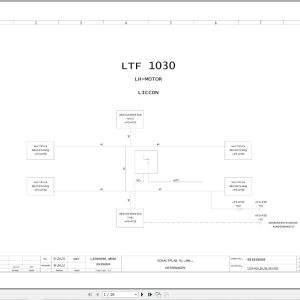 Liebherr Crane LTF 1030 Z75007 Electric and Hydraulic Diagrams DE 1