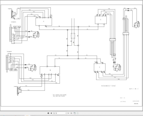 Liebherr Crane LTF 1030 Z75007 Electric and Hydraulic Diagrams DE 3