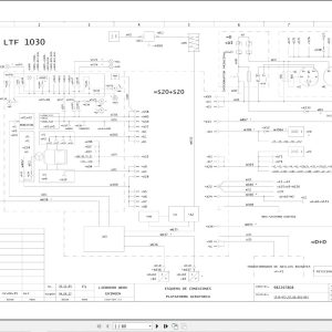 Liebherr Crane LTF 1030 Z75007 Electric and Hydraulic Diagrams ES 1