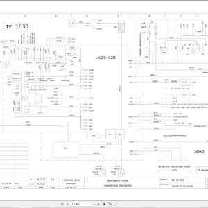 Liebherr Crane LTF 1030 Z75007 Electric and Hydraulic Diagrams RU 1