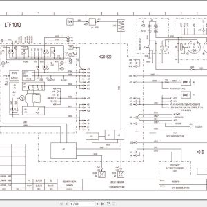 Liebherr Crane LTF 1040 Z14453 Electric and Hydraulic Diagrams EN 1