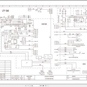 Liebherr Crane LTF 1040 Z14453 Electric and Hydraulic Diagrams ES 1