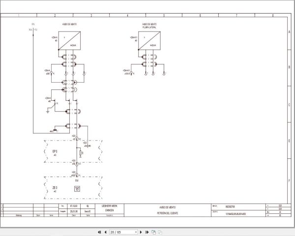 Liebherr Crane LTF 1040 Z14453 Electric and Hydraulic Diagrams ES 2