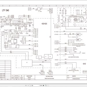 Liebherr Crane LTF 1040 Z14453 Electric and Hydraulic Diagrams RU 1
