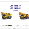 Liebherr Crane LTF 1045 4.1 Z75593 Electric and Hydraulic Diagrams DE 1