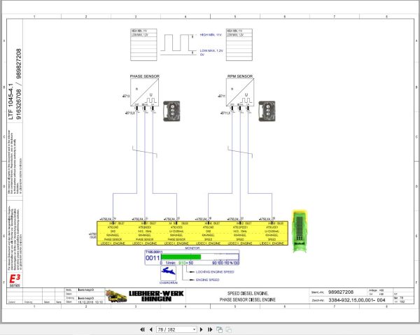 Liebherr Crane LTF 1045 4.1 Z75593 Electric and Hydraulic Diagrams EN 2