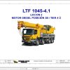 Liebherr Crane LTF 1045 4.1 Z75593 Electric and Hydraulic Diagrams ES 1