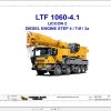 Liebherr Crane LTF 1060 4.1 Z76000 Electric and Hydraulic Diagrams EN 1