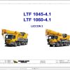 Liebherr Crane LTF 1060 4.1 Z76000 Electric and Hydraulic Diagrams ES 1