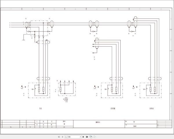 Liebherr Crane LTL 1025 Z20001 Electric Diagrams FR 1