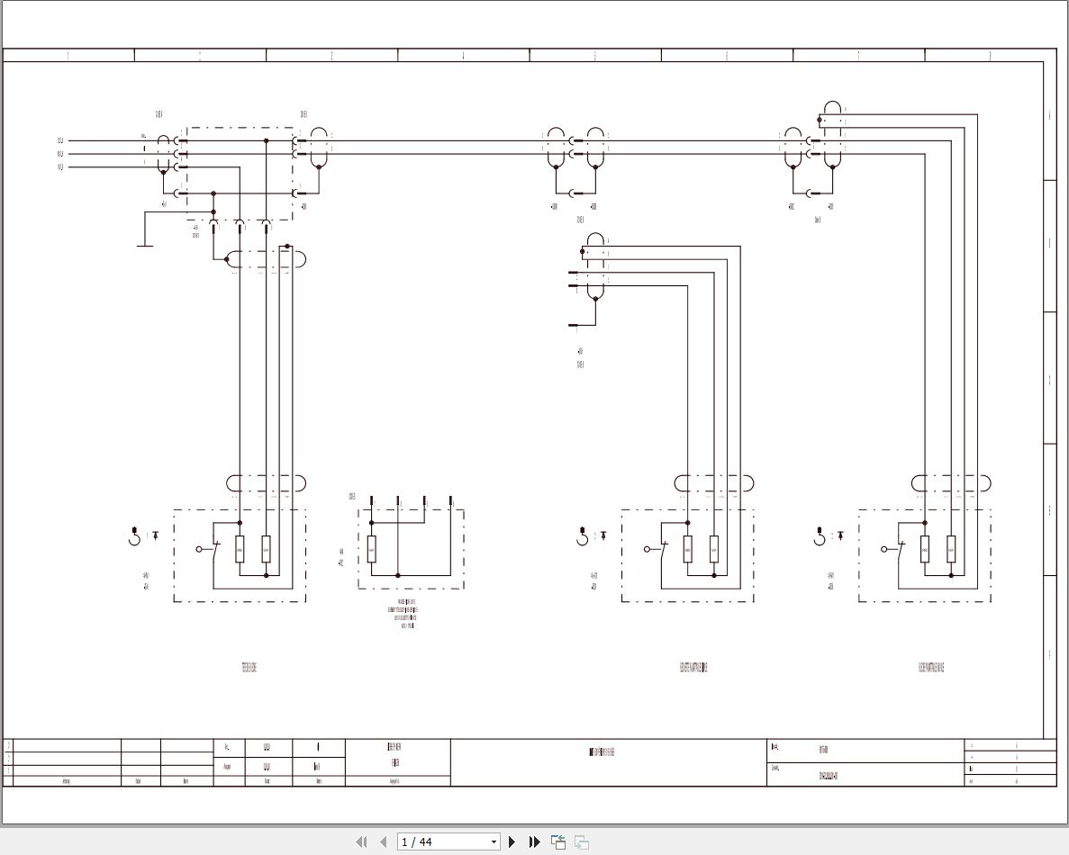 Liebherr Crane LTL 1025 Z20001 Electric Diagrams FR 1