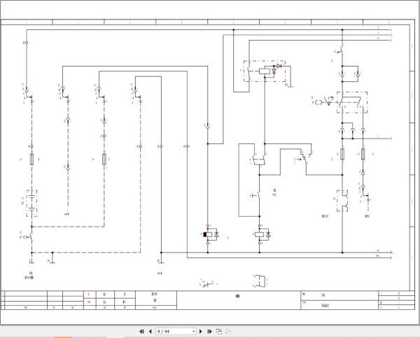 Liebherr Crane LTL 1030 Z20017 Electric Diagrams FR 1