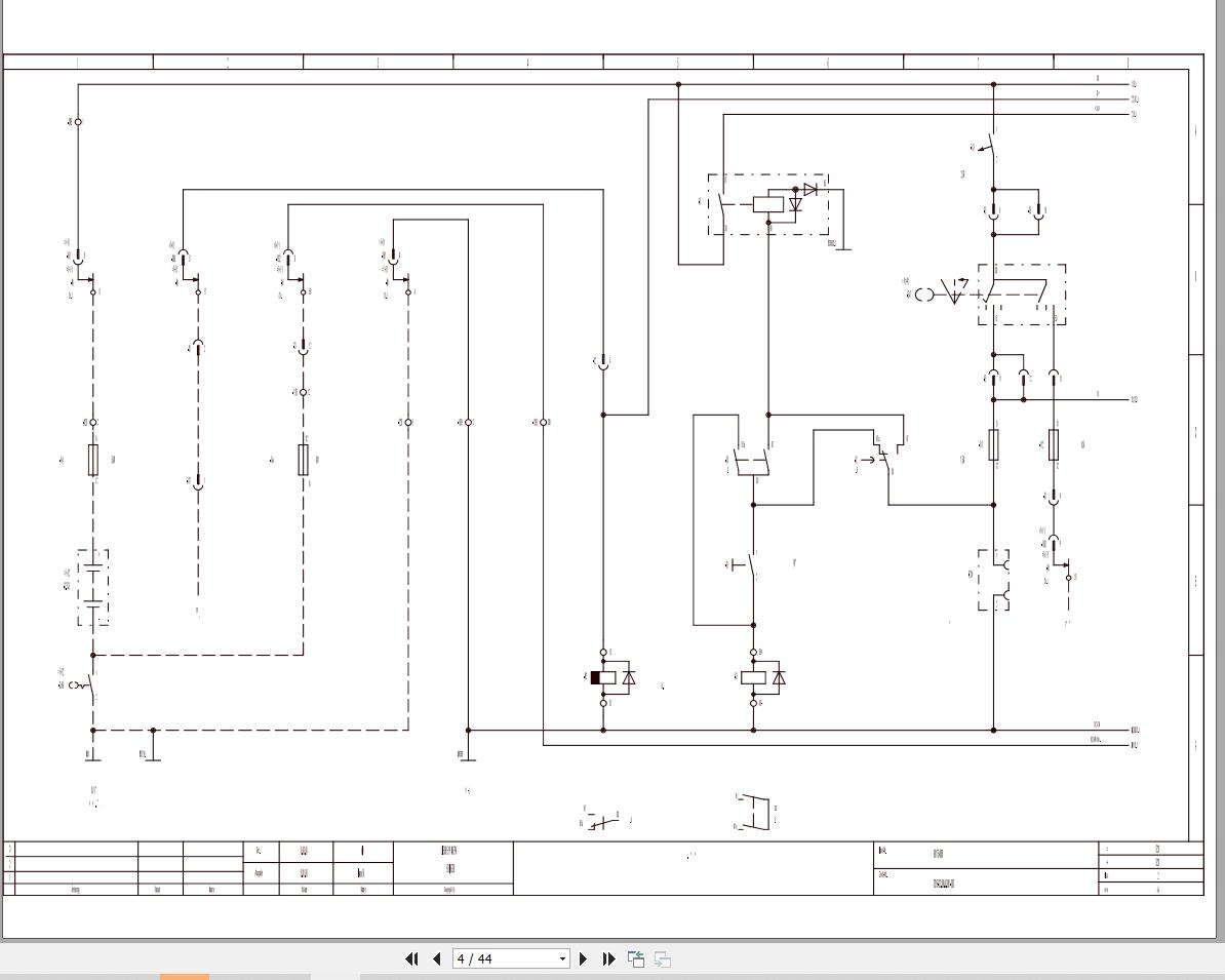 Liebherr Crane LTL 1030 Z20017 Electric Diagrams RU 1
