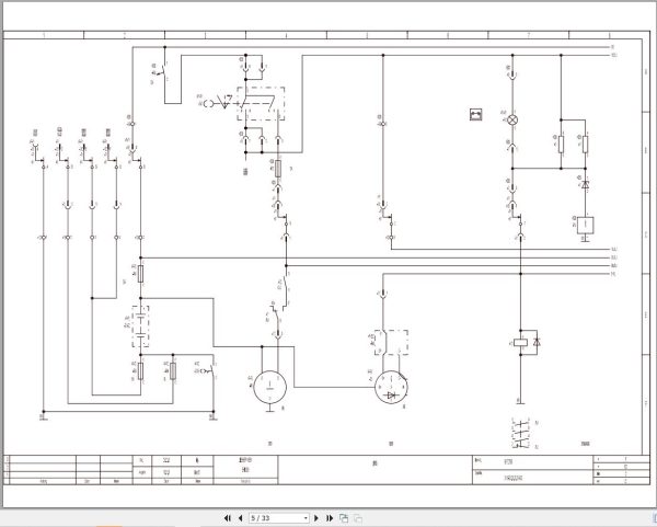 Liebherr Crane LTL 1030 Z20017 Electric Diagrams RU 2