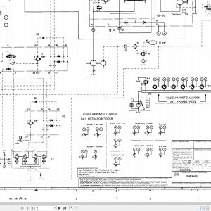 Liebherr Crane LTL 1050 Z12688 Electric and Hydraulic Diagrams DE 1