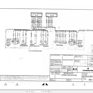 Liebherr Crane LTM 1018 Z11549 Electric Diagrams DE 1