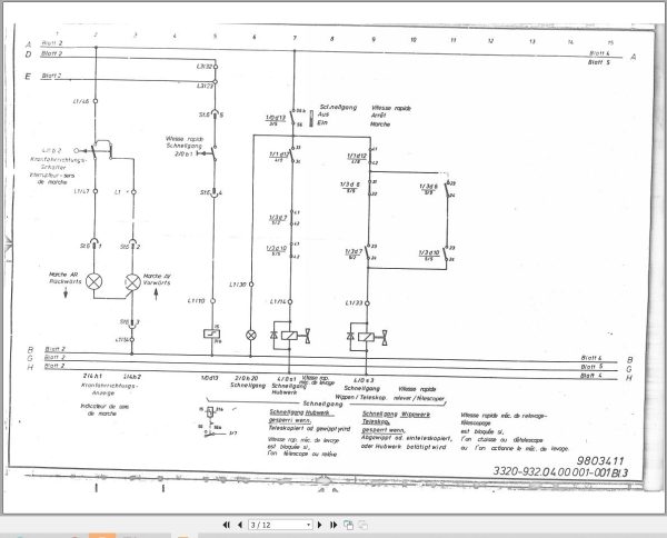 Liebherr Crane LTM 1020 Z10978 Electric Diagrams DE 2