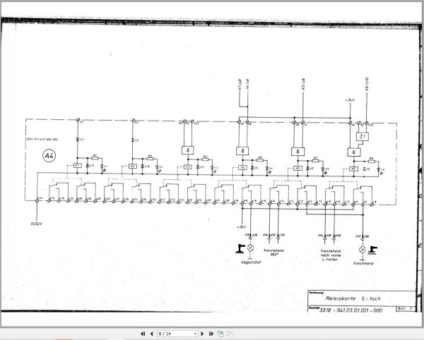 Liebherr Crane LTM 1022 Z12153 Electric Diagrams DE 2