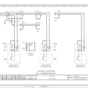 Liebherr Crane LTM 1025 Z17005 Electric and Hydraulic Diagrams DE 1