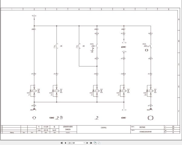 Liebherr Crane LTM 1030 1 Z17741 Electric and Hydraulic Diagrams EN 2