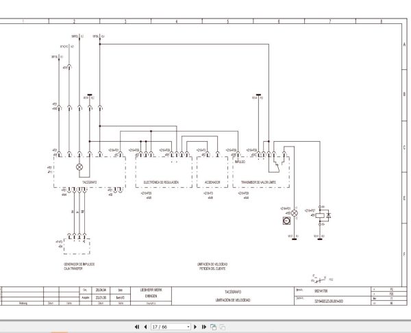 Liebherr Crane LTM 1030 1 Z17741 Electric and Hydraulic Diagrams ES 2