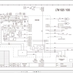 Liebherr Crane LTM 1030 1 Z17741 Electric and Hydraulic Diagrams FR 1